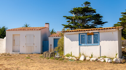 Naklejka premium Yeu island in France