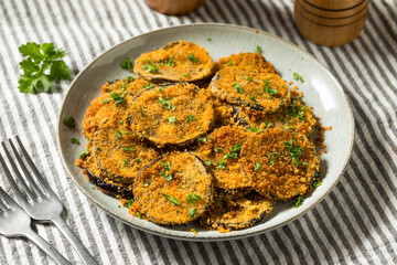 Homemade Breaded Baked Eggplant