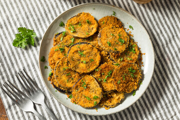 Homemade Breaded Baked Eggplant