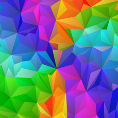 Obraz premium Colored template with geometric shapes. Abstract vector triangles. eps10