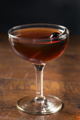 Refreshing Boozy Manhattan Cocktail