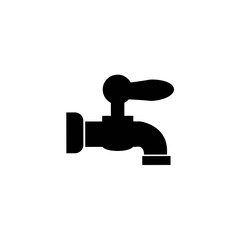 water faucet icon logo vector