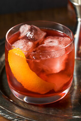 Refreshing Boozy Boulevardier Cocktail