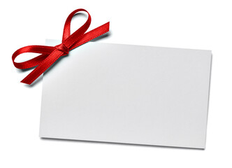 ribbon bow card note chirstmas celebration greeting invitation
