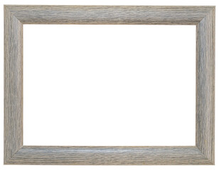Gray frame on white background