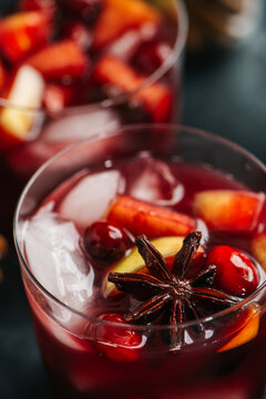 Holiday Sangria Closeup