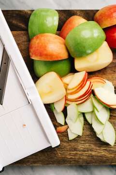 Slicing Apples with a Mandoline