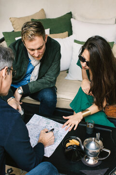 Hotel Arrival - Orientation With Map for Guests