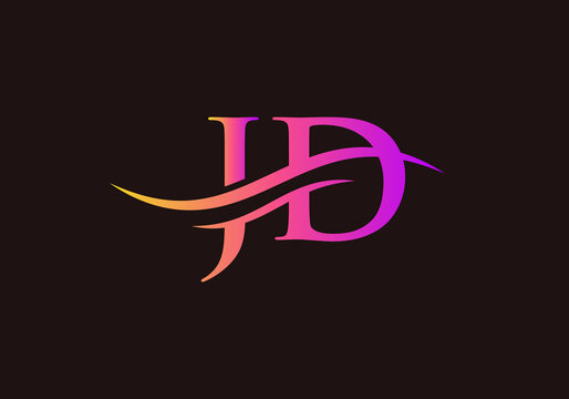 JD Logo for luxury branding. Elegant and stylish design for your company