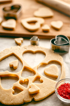 Heart Shaped Cookie Cutters and Baking Tools