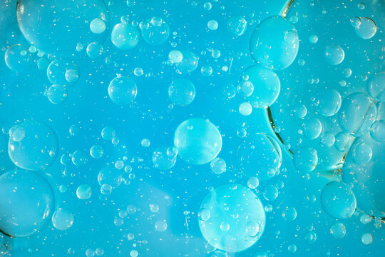 Swirling light blue neon colors