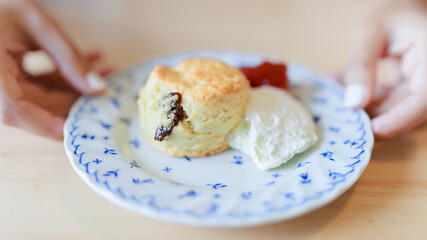 close up of a bowl of cream