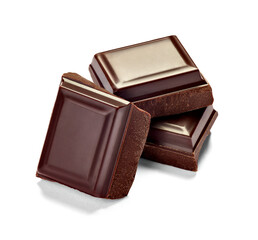 chocolate sweet food dessert stack brown cocoa dark piece delicious ingredient calorie nutrition