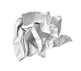 paper ball crumpled garbage trash mistake office business document white crumple note page