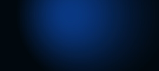View of black background with blue vignetting