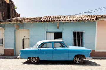 Vintage car in Trinidad, Cuba