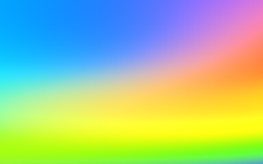 Fototapeta premium Abstract rainbow soft cloud background in pastel colorful gradation.