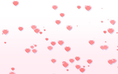Red and pink heart. valentine's day abstract background with hearts.