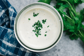 Homemade Ranch Dressing with Chives