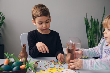 Eating Easter Chocolate Bunny