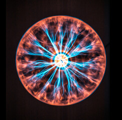 Trippy Long Exposure of a Plasma Ball