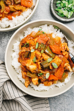 Spicy Cajun Chicken Stew