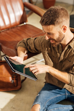 Man Working From Home