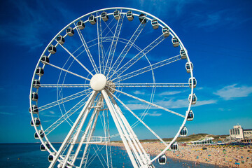 ferris wheel on a sky