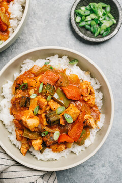 Spicy Cajun Chicken Stew