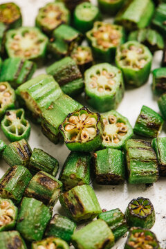 Fried Okra Closeup