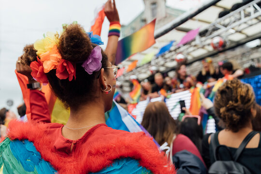 People Attending Gay Pride