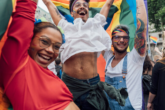 Excitement at the Gay Pride