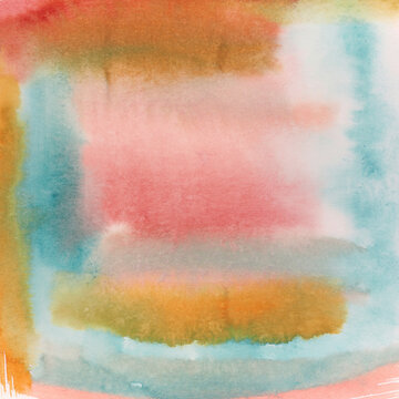 Abstract Watercolor Painting