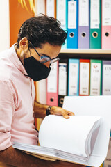 People working in a adviser's office