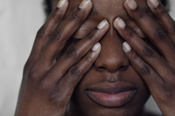 Closeup of an African Woman