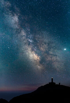 Milky way view during a crear night