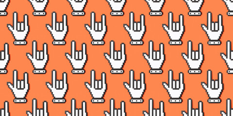 Heavy Metal Pixel Sign