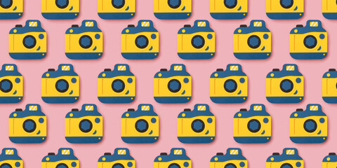 Infinite pattern with cameras