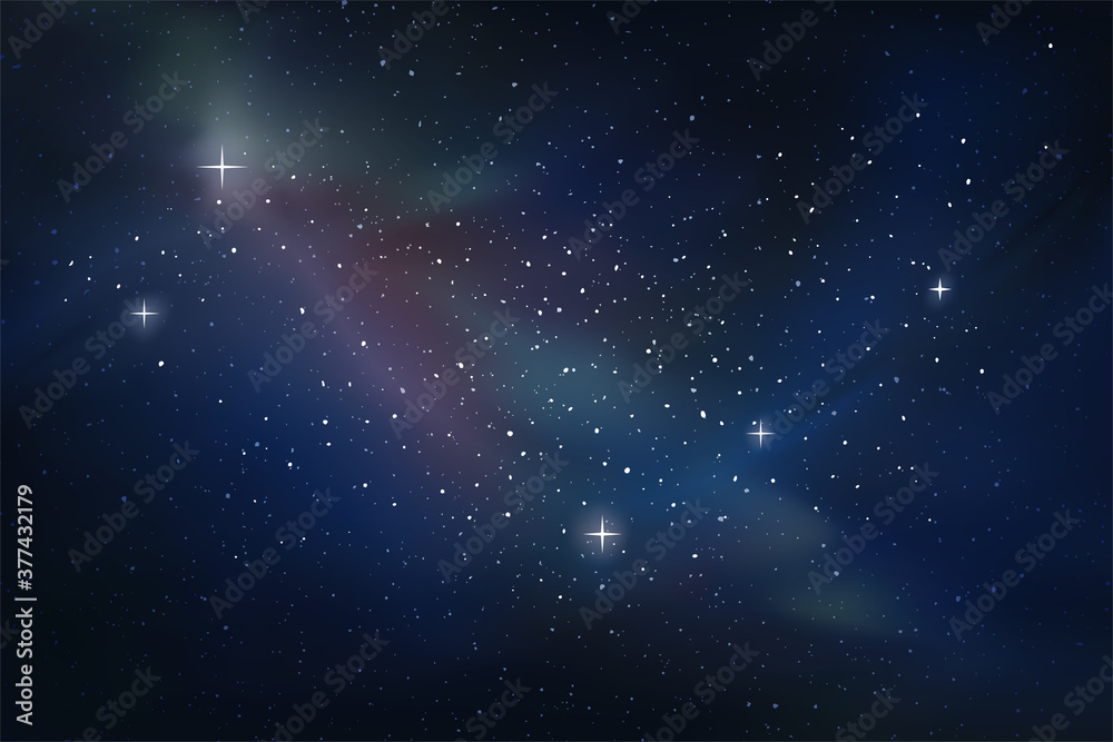 Canvas Prints creative design of space background