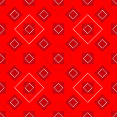 seamless festive ornament from red squares
