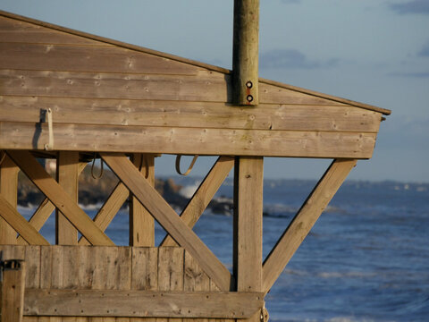 toit de bar de plage
