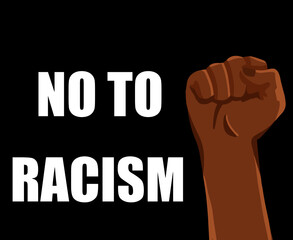 No to racism design