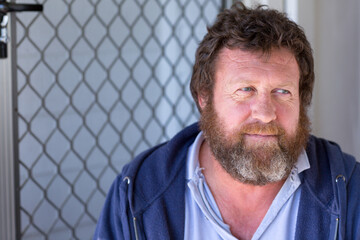 Middle aged man with beard