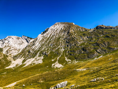 Durmitor - the most famous mountain range of Montenegro and national park registered in the UNESCO World Heritage List. Prutas mountains -  one of the most beautiful, most popular and the largest pea