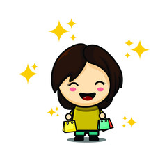 Cute Shopping Mascot