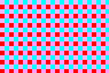 Fototapeta premium colorful plaid with geometric shapes