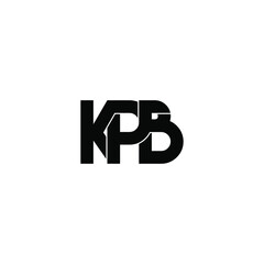 kpb letter original monogram logo design