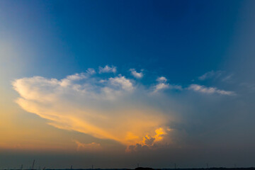 夕暮れの雲
