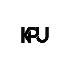 kpu letter original monogram logo design