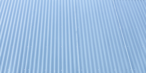 Grey metal surface. Corrugated metal sheet. Texture of metal fence or covering